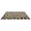 Ivory And Tan Animal Print Area Rug
