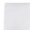 Set of Two White Upholstered Faux Leather Dining Side Chairs