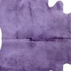 6' X 7' Purple Cowhide Cowhide Area Rug