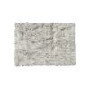 3' X 5' Gray Shag Sheepskin Area Rug