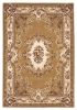 9' X 13' Beige and Ivory Area Rug