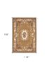 9' X 13' Beige and Ivory Area Rug