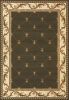 9' X 13' Green and Brown Oriental Area Rug