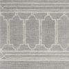 9' X 12' Grey Hand Tufted Geometric Indoor Area Rug