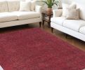 9' X 13' Red Hand Woven Area Rug