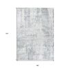 9' X 13' Gray Abstract Hand Loomed Area Rug