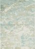 5' X 8' Sand Gray and Green Abstract Area Rug