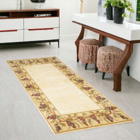 3' X 6' Ivory Wool Floral Hand Tufted Area Rug