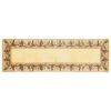 8' Ivory Wool Hand Tufted Runner Rug