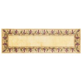 8' Ivory Wool Hand Tufted Runner Rug
