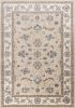 3' X 5' Beige and Ivory Floral Area Rug