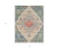 3' X 5' Blue and Beige Medallion Hand Woven Area Rug