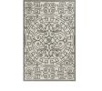 3' X 5' Gray and Ivory Moroccan Handmade Indoor Outdoor Area Rug