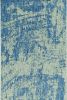5' X 8' Blue and Green Abstract Indoor Outdoor Area Rug