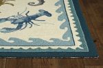 3' X 5' Ivory Abstract Handmade Indoor Outdoor Area Rug