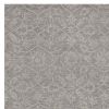 5' X 7' Grey Floral Vines Wool Indoor Area Rug
