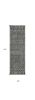 96 X 132 Grey Or  Black Wool Rug