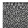 108 X 156 Grey Or  Black Wool Rug