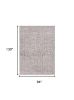 94 X 130 Grey Polyester Rug