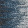 3' X 5'  Ivory Blue Gradient Area Rug