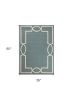 3' X 5' Gray and Ivory Handmade Indoor Outdoor Area Rug