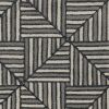 12' X 15' Navy Charcoal Wool Handmade Area Rug