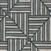 12' X 15' Navy Charcoal Wool Handmade Area Rug