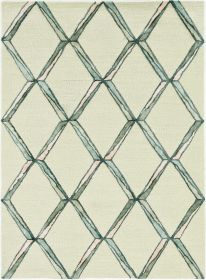 12' X 15' Cream Wool Handmade Area Rug