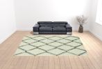 12' X 15' Cream Wool Handmade Area Rug