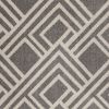 3' X 5' Gray Striped Indoor Outdoor Area Rug