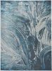 118 X 158 Silver Or  Blue Polypropylene Or Polyester Rug
