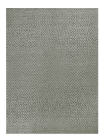 2' X 4' Gray Handmade Area Rug