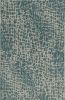 5' X 8'  Teal Animal Print Outdoor Area Rug