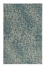 8' X 11' Teal Blue Abstract Indoor Outdoor Area Rug