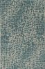 8' X 11' Teal Blue Abstract Indoor Outdoor Area Rug