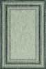 8' X 8' Gray Striped Indoor Outdoor Area Rug