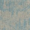 5' X 8' Teal Blue Abstract Indoor Outdoor Area Rug