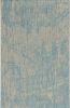 5' X 8' Teal Blue Abstract Indoor Outdoor Area Rug