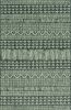 8' X 11' Charcoal Southwestern Indoor Outdoor Area Rug