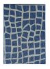8' X 11' Blue and Gray Abstract Indoor Outdoor Area Rug