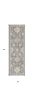 3' X 5' Sage Green Floral Vine Bordered Wool Indoor Area Rug