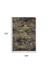 9' X 13' Grey Abstract Design Indoor Area Rug