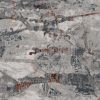 8' Blue and Beige Round Hand Tufted Area Rug
