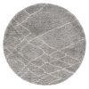 8' Ivory Round Hand Tufted Area Rug