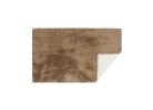 Luxe Faux Rabbit Fur Rectangular Rug 3' X 5'   - Taupe