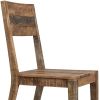 Set Of 2 Solid Mango Wood Dining Chairs