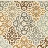 4' X 6' Gray and Ivory Moroccan Indoor Outdoor Area Rug