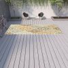 Gray and Ivory Moroccan Indoor Outdoor Area Rug