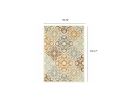 7' X 10' Gray and Ivory Moroccan Indoor Outdoor Area Rug
