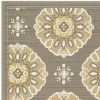 2' X 8' Gray Moroccan Indoor Outdoor Area Rug